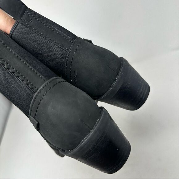 Teva Anaya Black Nubuck Slip On Booties Size 6 - Picture 7 of 10
